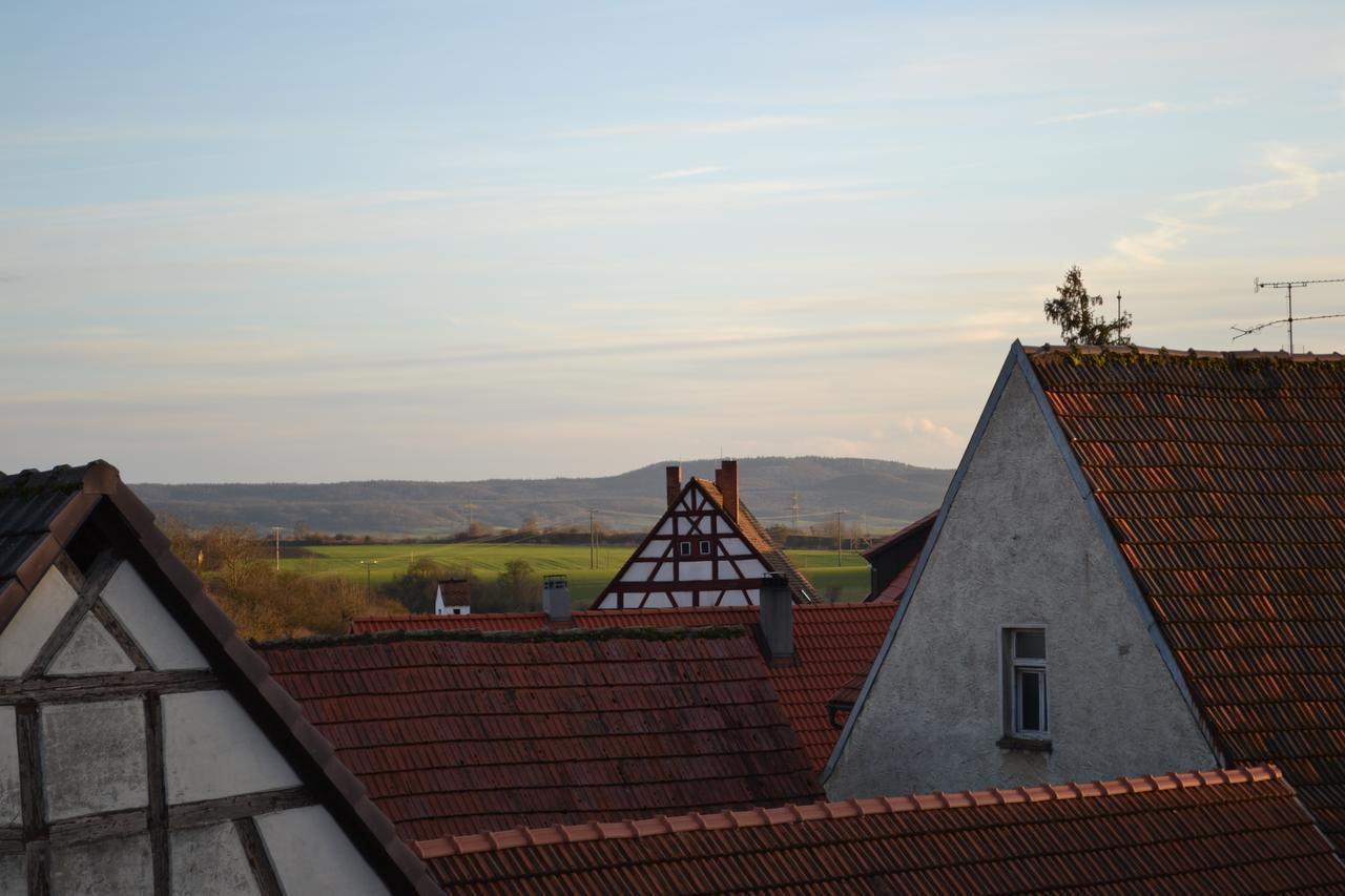 Hotel-Gasthof Rotes Ross Markt Einersheim Extérieur photo
